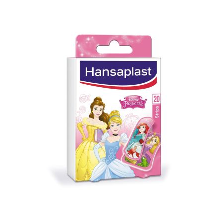 Hansaplast Tirita Disney Princess 2 Tamaños Tiritas para que los niños olviden sus lágrimas y recuperen la diversión en tiempo record 20 uds
