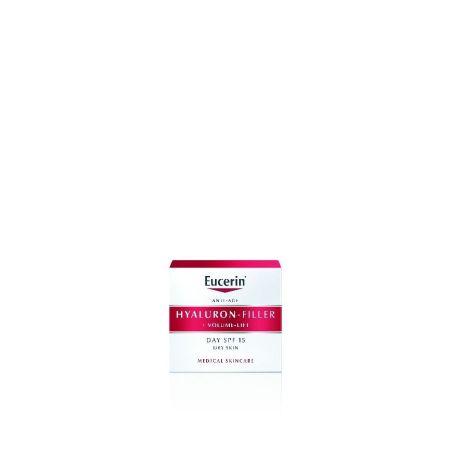 Eucerin Hyaluron-Filler + Volume Lift Day Spf 15 Crema de día mejora la renovación del colágeno consigue una piel más rellena con menos arrugas 50 ml