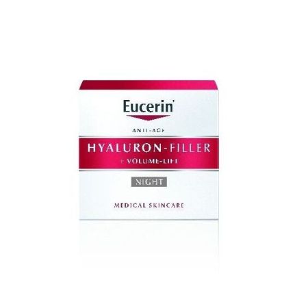 Eucerin Hyaluron-Filler + Volume-Lift Night Crema de noche antiedad combate la flacidez y la reducción del volumen 50 ml