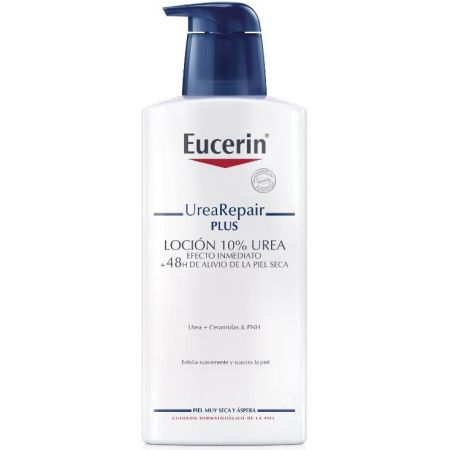 Eucerin Urea Repair Plus Loción 10% Urea Loción corporal proporciona a la piel con picor y escamosa el cuidado diario que necesita 1000 ml