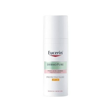 Eucerin Dermo Pure Oil Control Fluido Protector Spf 30 Protector solar matificante evita el oscurecimiento de marcas postacné antiimperfecciones 50 ml