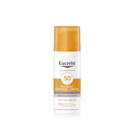 Eucerin Pigment Control Tinted Spf 50+ Fotoprotector con color reduce o previene manchas de hiperpigmentación 50 ml