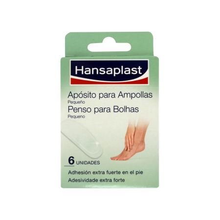 Hansaplast Apósito Para Ampollas Apósito para ampollas protección superior y alivio instantáneo del dolor 6 uds