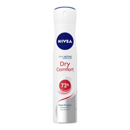 Nivea Dry Comfort Desodorante Spray Desodorante antitranspirable sensación refrescante 48 horas 200 ml