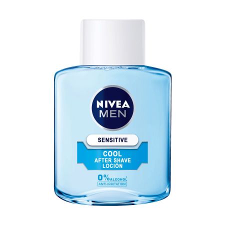Nivea Men Sensitive Cool After Shave Loción After shave sin alcohol refresca y calma irritaciones 100 ml