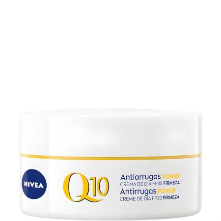 Nivea Q10 Antiarrugas Power Crema De Día Firmeza Sfp 30 Crema de día reduce arrugas y previene manchas piel radiante tersa y luminosa 50 ml