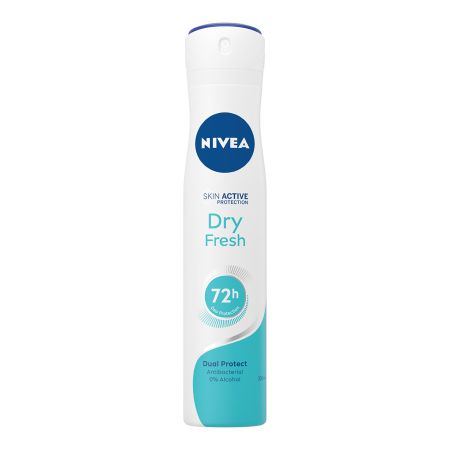 Nivea Dry Fresh Desodorante Spray Desodorante antitranspirable y antibacterias protege contra sudor y olor con suave aroma hasta 48 horas 200 ml