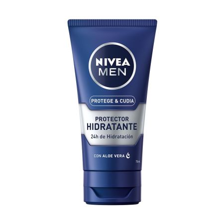 Nivea Men Protege & Cuida Protector Hidratante Protector hidratante para el afeitado piel suave y protegida con aloe vera 75 ml