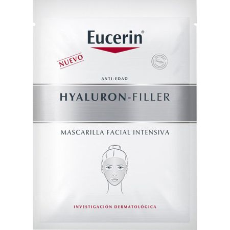 Eucerin Hyaluron-Filler Mascarilla Facial Intensiva Mascarilla facial intensiva hidrata la piel al instante aspecto reluciente fresco radiante y rejuvenecido