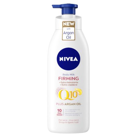 Nivea Q10 Plus Argan Oil Firming Body Lotion Loción corporal reafirmante anticelulítico con aceite de argán 400 ml