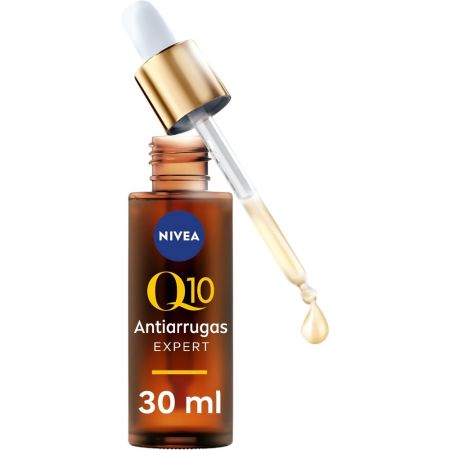 Nivea Q10 Antiarrugas Expert Sérum Sérum doble acción rellenador reduce arrugas y líneas de expresión piel más firme y tersa 30 ml