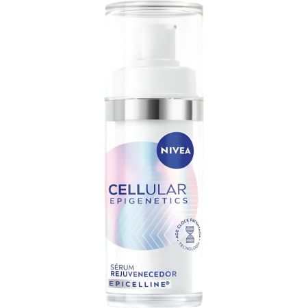 Nivea Cellular Epigenetics Sérum Rejuvenecedor Sérum fluido hidrata al instante corrige y previene lo signos de envejecimiento con ácido hialurónico 30 ml
