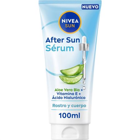 Nivea Sun Sérum After Sun After sun facial y corporal de textura ultraligera ofrece una hidratación profunda durante la noche 100 ml