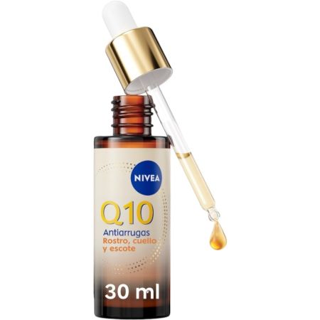 Nivea Q10 Antiarrugas Collagen Expert Sérum Reparador 3 En 1 Sérum reparador triple acción ayuda a que tu piel luzca más firme densa y rejuvenecida 30 ml