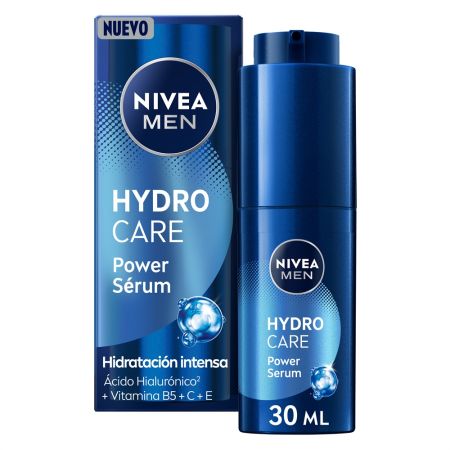 Nivea Men Hydro Care Power Sérum Hidratación Intensa Sérum para hidratación intensa y duradera piel hidratada revitalizada y llena de energía 30 ml