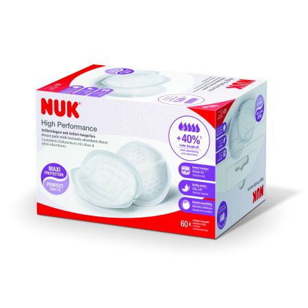 Nuk Discos De Lactancia Hight Performance Discos de lactancia extremadamente absorbentes para un ajuste perfecto 60 uds