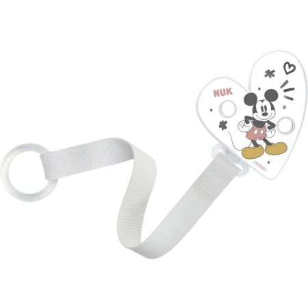 Nuk Boche Con Cinta Soother Band Mickey Broche pinza para chupete con cinta para sujetar