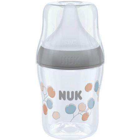 Nuk Biberón Aldogón Perfect Match +0m Silicona Biberón fácil de desmontar con tetina suave y elástica para un buen agarre 150 ml