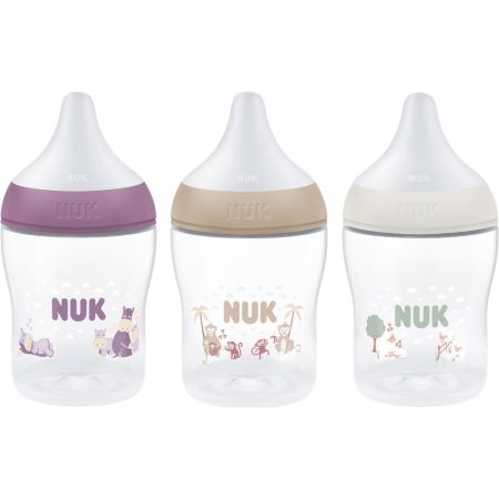 Nuk Biberón Silicona Perfect Match Talla S +0m Biberón se amolda perfectamente a los labios y al paladar de cada bebé 150 ml 1 ud
