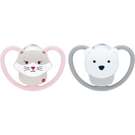 Nuk Chupete Perfect Match Air 18-36m Chupete con tetina de silicona y orificios de ventilación extragrandes permite la máxima circulación de aire 2 uds