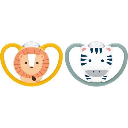 Nuk Chupete Perfect Match Air 6-18m Chupete con tetina de silicona y orificios de ventilación extragrandes permite la máxima circulación de aire 2 uds