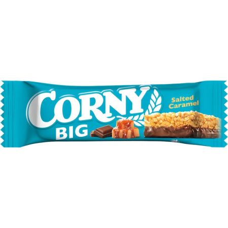 Corny Barrita Big Salted Caramel Barrita de cereales caramelo salado y chocolate para tomar cuando y dónde quieras 40 gr