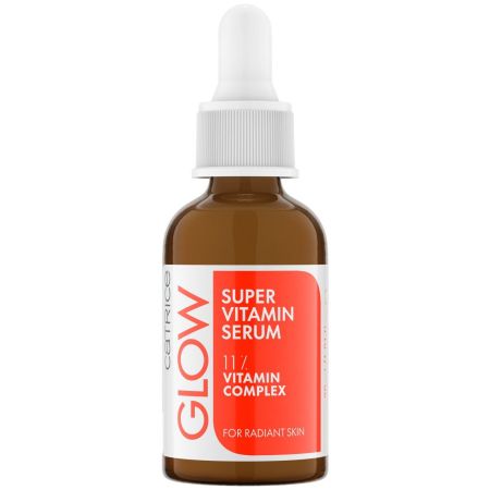 Catrice Glow Super Vitamin Serum Sérum nutritivo porporciona hidratación y nutrientes enriquecido con vitamina c 30 ml
