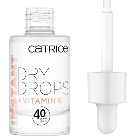 Catrice Instant Dry Drops + Vitamin E Gotas de secado rápido seca tu esmalte en 40 segundos