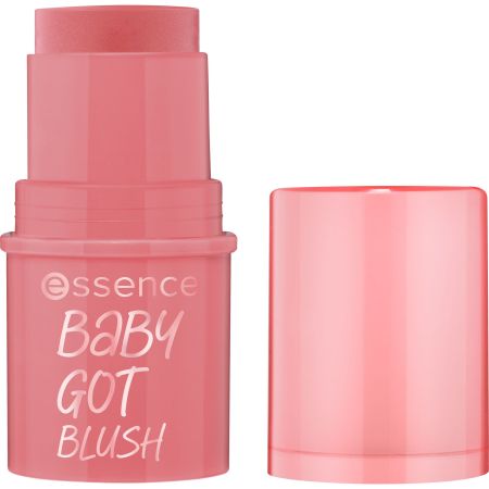 Essence Baby Got Blush Colorete en barra fácil de aplicar y difuminar para un acabado de aspecto fresco y natural