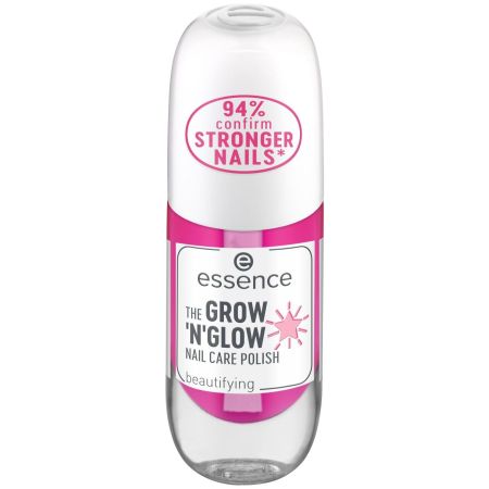 Essence The Grow 'N' Glow Nail Care Polish Esmalte de uñas tratamiento nutre y protege acabado brillante de larga duración