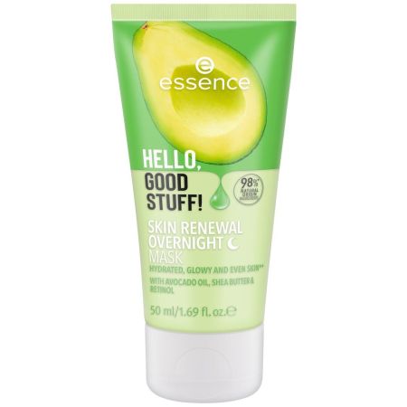 Essence Hello, Good Stuff! Skin Renewal Overnight Mask Mascarilla facial nocturna suaviza e hidrata la piel 50 ml
