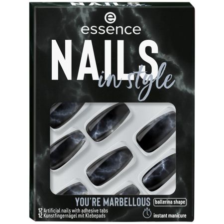 Essence Nails In Style You'Re Marbellous Uñas postizas para un look perfecto como en un salón de uñas