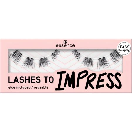 Essence Lashes To Impress 08 Pestañas postizas fáciles y rápidas de colocar para look de ojos de gato natural