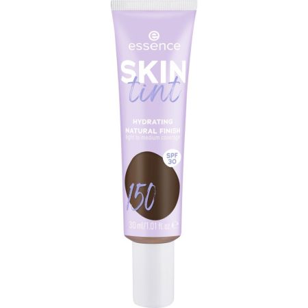 Essence Skin Tint Hydrating Natural Finish Spf 30 Crema hidratante con color de textura superligera y cómoda no obstruye poros