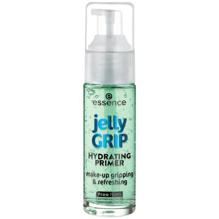 Essence Jelly Grip Hydrating Primer Prebase de maquillaje refrescante de máxima adherencia piel uniforme y fresca