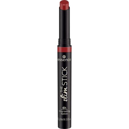 Essence The Slim Stick 6h Long-Lasting Lipstick Barra de labios cremosa aplicación precisa y sencilla para acabado mate aterciopelado