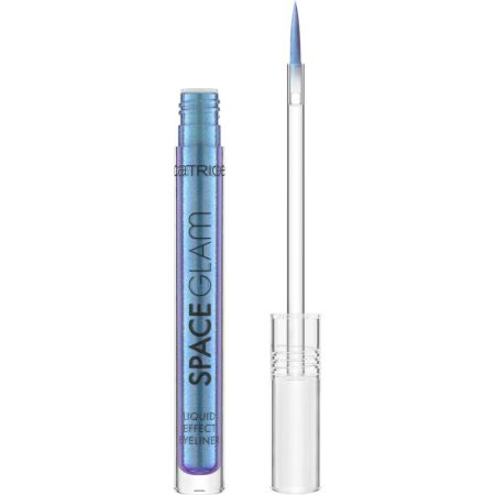 Catrice Space Glam Liquid Effect Eyeliner Delineador de ojos con punta super flexible de gran precisión y 24 horas de larga duración
