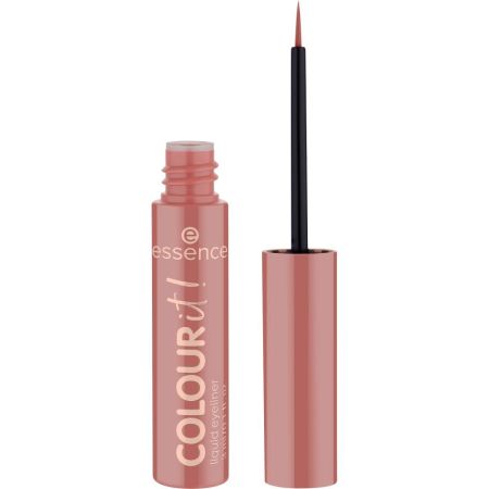 Essence Colour It! Liquid Eyeliner Delineador de ojos líquido con pincel de gran precisión consigue un delineado perfecto en una pasada
