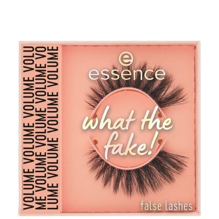 Essence What The Fake! False Lashes Dramatic Volume Pestañas postizas con efecto 3d ofrecen volumen intenso para un look atrevido y llamativo