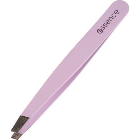 Essence Brow Tweezer Pinzas de depilar con punta angulada para agarre preciso del vello ofrece forma a las cejas