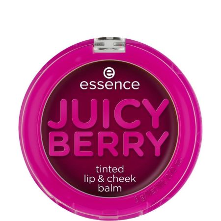 Essence Juicy Berry Tinted Lip & Cheek Balm Bálsamo para labios y mejillas con color adaptable al ph y aroma a bayas dulces