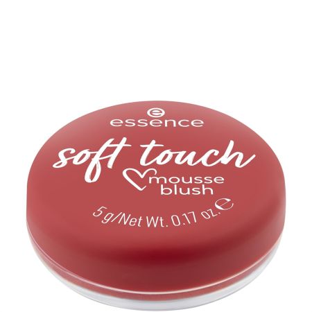 Essence Soft Touch Mousse Blush Colorete de textura mousse ofrece un toque de color transformandose en un delicado acabado en polvo
