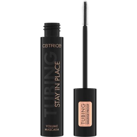 Catrice Tubing Stay In Place Volume Mascara Máscara de pestañas ultranegra engrosa y alarga la pestaña
