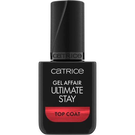 Catrice Gel Affair Ultlimate Stay Top Coat Tratamiento superior acabado ultrabrillante y voluminoso prolonga la duración del esmalte de uñas