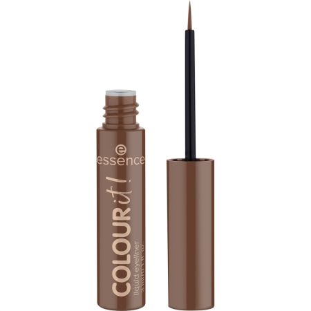 Essence Colour It! Liquid Eyeliner Delineador de ojos líquido con pincel de gran precisión consigue un delineado perfecto en una pasada