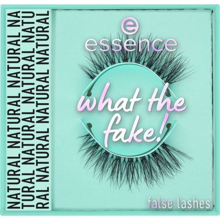 Essence What The Fake! False Lashes Natural Pestañas postizas reutilizables con efecto 3d ofrecen curvatura intensa para un look natural y llamativo