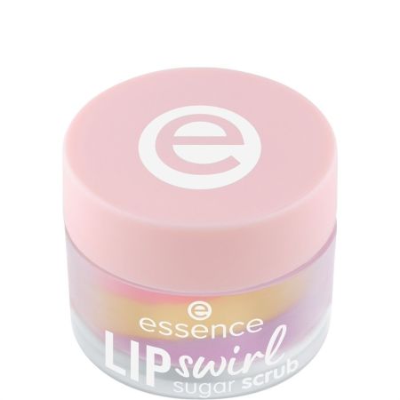 Essence Lip Swirl Sugar Scrub Exfoliante de azúcar para labios elimina manchas secas con cuidadoso y delicioso aroma