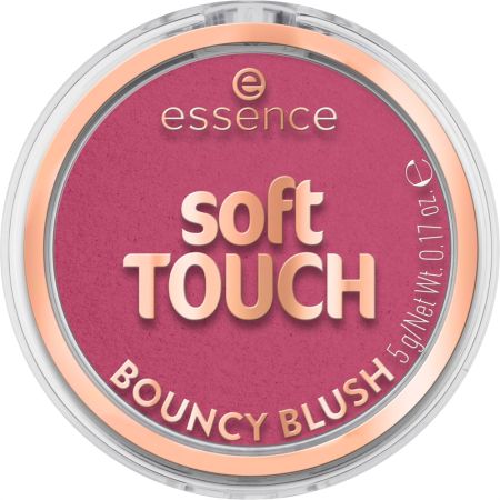 Essence Soft Touch Bouncy Blush Colorete de textura cremosa y flexible altamente pigmentado permite crear el color tal como te gusta