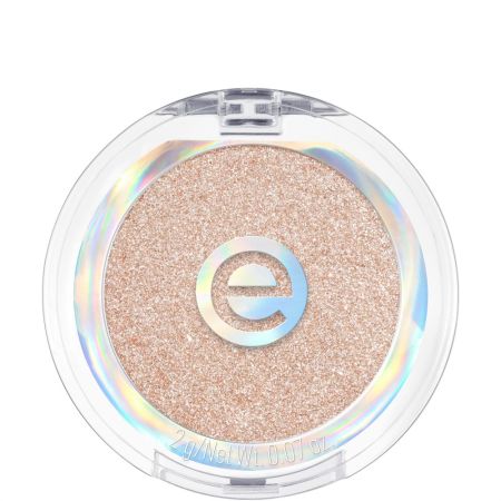 Essence Sombra De Ojos Mono Glitter Sombra de ojos ofrece textura suave para un look mate y brillante especial de larga duración
