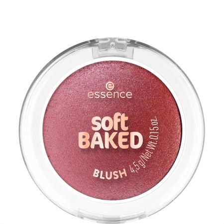 Essence Soft Baked Blush Colorete de textura sedosa permite crear color sin esfuerzo ofreciendo acabado radiante con un brillo suave